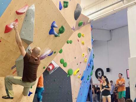 Escalade au Club Oxygène