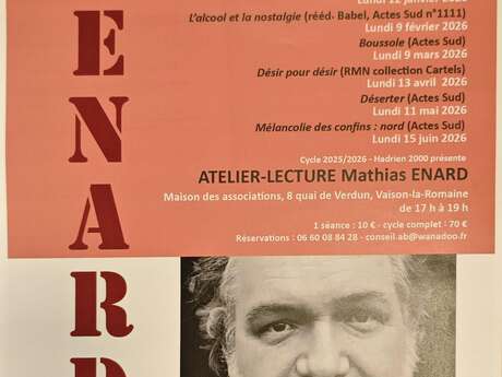 Atelier Lecture Mathias Enard - Hadrien 2000