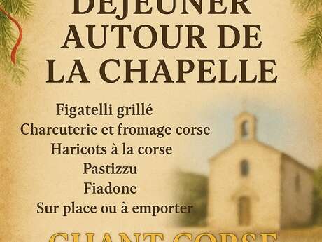Déjeuner autour de la chapelle