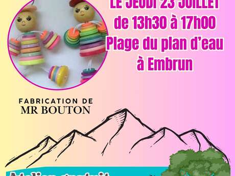Animation Plage - "Mr. Bouton"