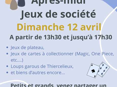 Après-midi jeux de société