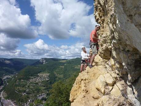 Via ferrata de la Guinguette avec Lézard des bois