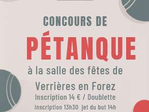 Concours de pétanque