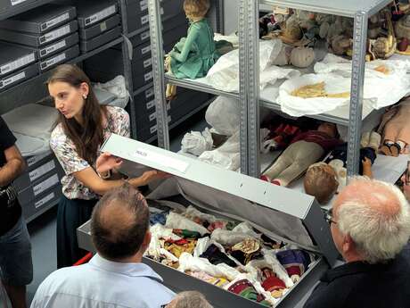Visite des réserves de la collections de poupées - Journées Européennes du patrimoine
