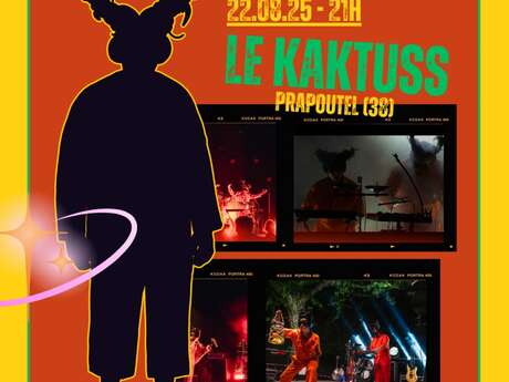 YOG en live AU KAKTUSS nü Reggea -groove intergalactik