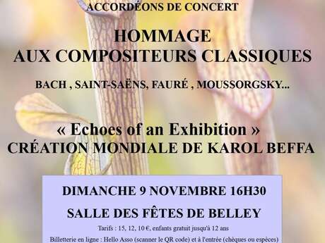 Concerts au fil des saisons - automne 2025