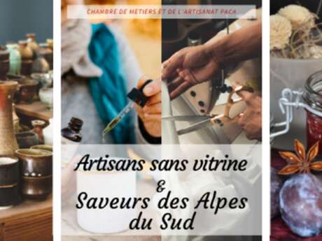 Craftsmen's market without shop windows