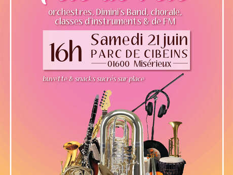 Fête de l'été de l'Harmonie de Trévoux - Ecole de musique