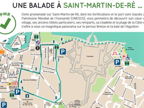 Balade à Saint-Martin-de-Ré : Accès PMR