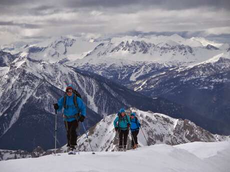 Atelier itinérant "faire sa trace, partager l'espace" à Abriès-Ristolas