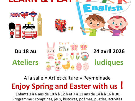 Ateliers d'anglais pour les enfants