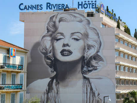 Mur peint "Marilyn Monroe"