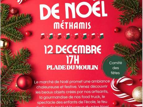 Marché de Noël et feu d'artifice à Méthamis
