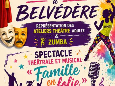 Spectacle théâtral et musical "Famille en folie"