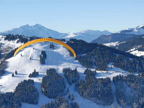 Vol découverte en parapente biplace