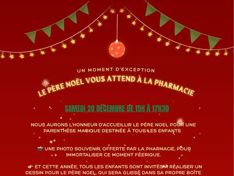 Father Christmas is waiting for you at the chemist's...