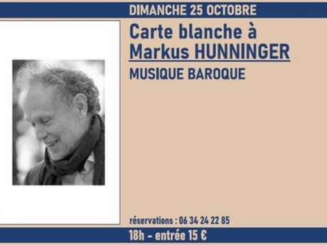 "Markus Hünninger's Carte Blanche" Concert  - Music in the Nave
