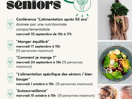 Les ateliers nutrition seniors : l'alimentation après 55 ans