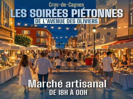Les soirées piétonnes de l'avenue des Oliviers