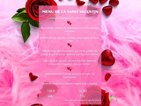 Menu Saint Valentin