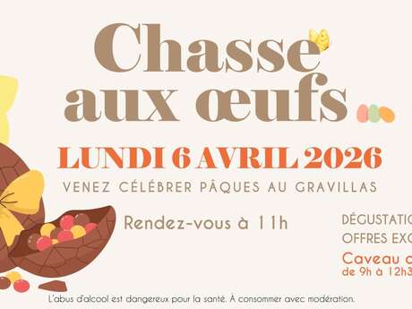 Chasse aux œufs Cave le Gravillas