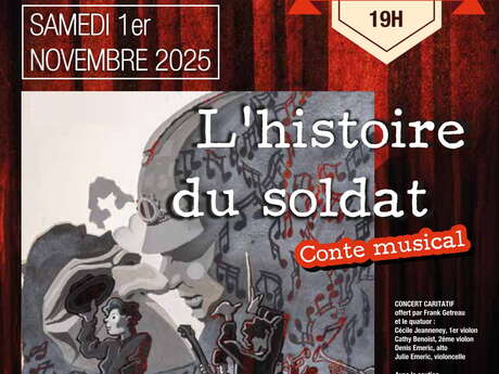 Concert caritatif "Histoire du Soldat" Concert caritatif "Histoire du Soldat"