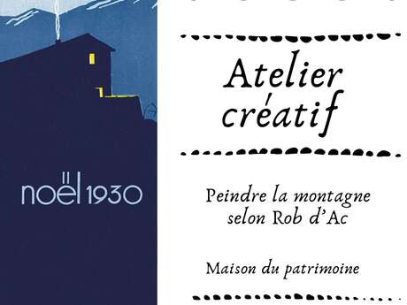 Atelier créatif "Peindre les couleurs de Rob d'Ac"