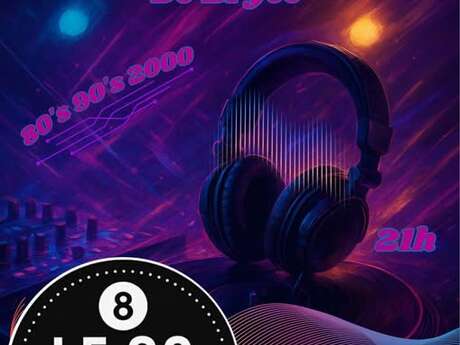 Soirée DJ : DJ Bryce - musique des années 80 à 2000