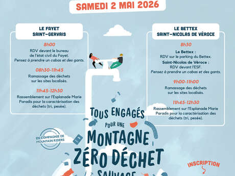 Clean-up day 2026 - Everyone committed to a zero waste mountain by 2030   Clean-up day - Everyone committed to a zero waste mountain by 2030  -