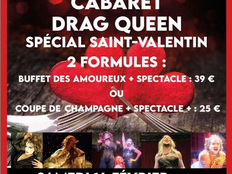 Dinner and show - Valentine's Day drag queen cabaret