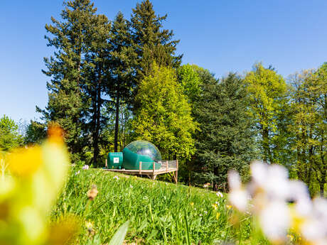 Monchâteau Étoilé, la bulle transparente Monchâteau Étoilé, la bulle transparente