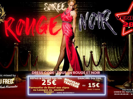 Soirée en rouge et noir au Thouar