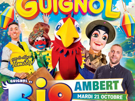 Guignol Rhône Alpes et Rio le majestueux perroquet