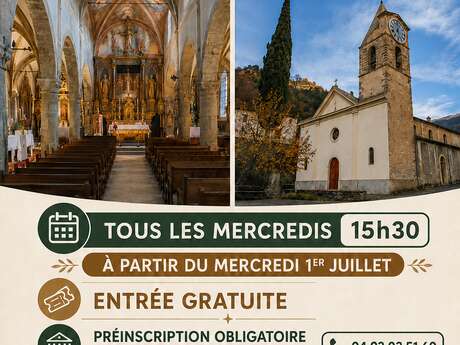 Visite guidée de l'église Saint-Michel-de-gast