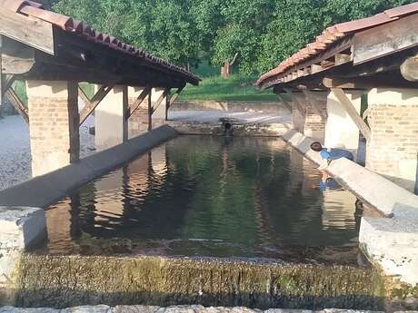 Journans, source de la Reyssouze - Lavoir de La Chanaz