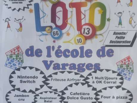 Grand loto des écoles de Varages