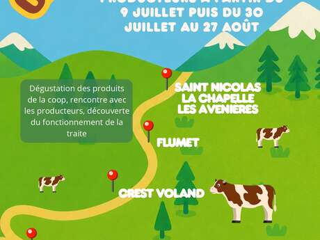 Goûter champêtre à la Coopérative fruitière du Val d'Arly