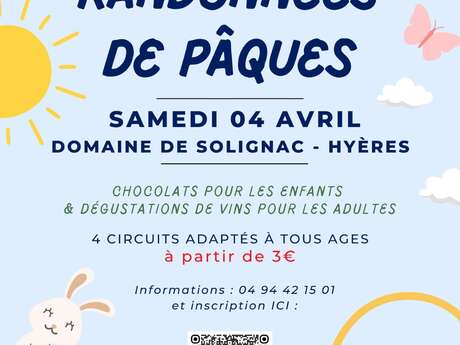 Les randonnées de Pâques au Domaine Solignac
