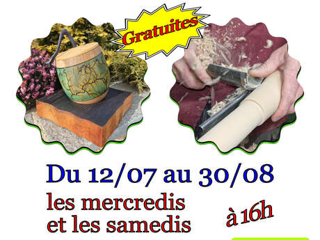 Démonstrations Gratuites Tournage sur bois et Gravure laser