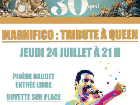 Concert "Magnifico Tribute Queen" - Les Estivales du Département