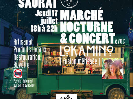 Marché nocturne & concert