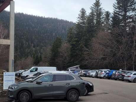 Parking gratuit Télécabine Bonascre Station de ski