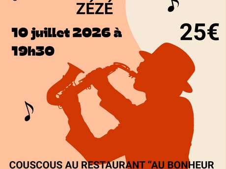 Duo jazz avec Marc Sintes et Zézé au restaurant « Au bonheur du ventre »