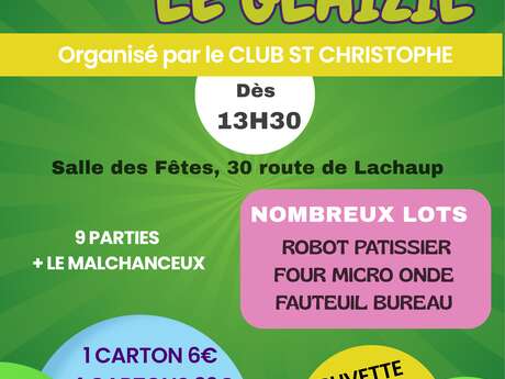 Loto du Club St Christophe du Glaizil