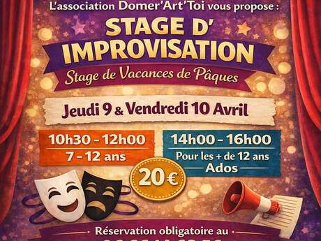 Stage de théâtre : improvisation