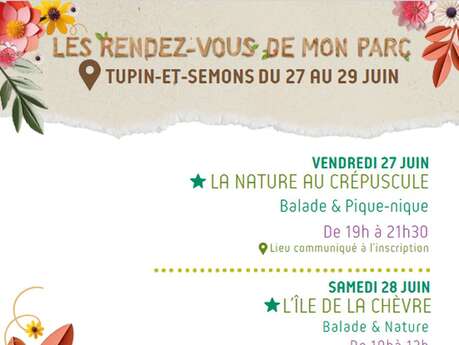 Les Rendez-vous de mon Parc "La nature au crépuscule"