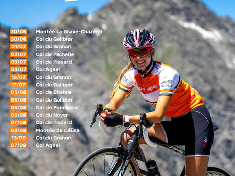 Col du Noyer réservé aux cyclistes