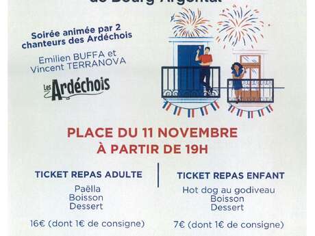 Animations du 13 juillet + Feu d'artifice