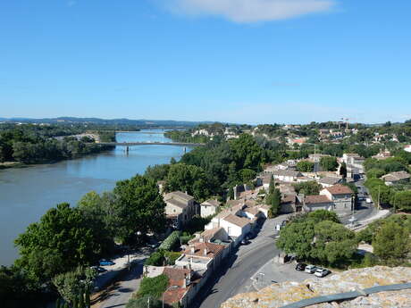 L'histoire et le Rhône à Villeneuve lez Avignon