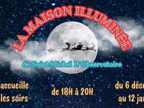 Visite de la maison illuminée